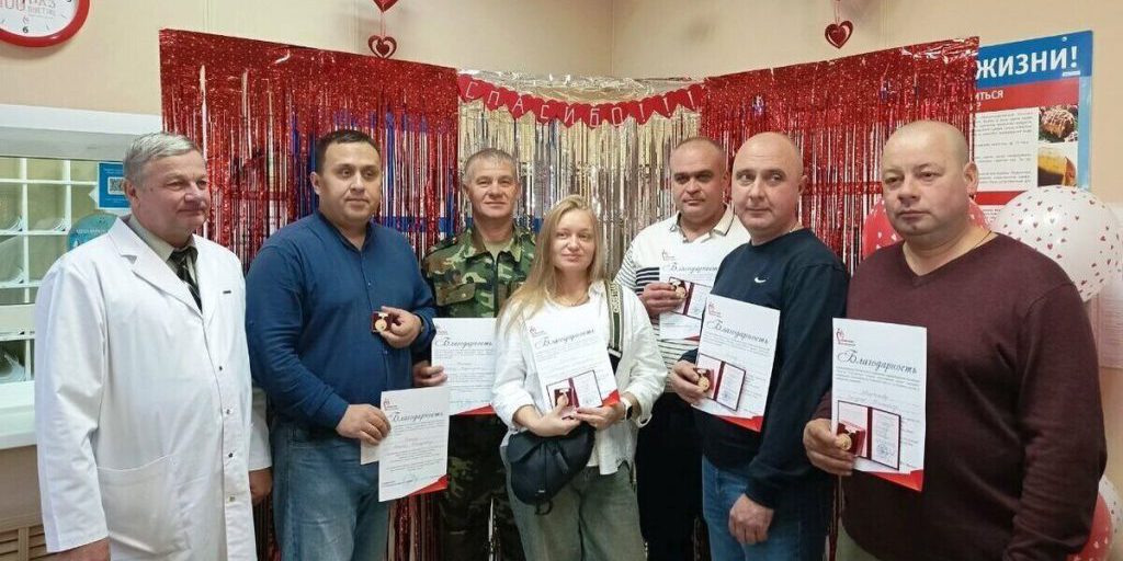 Почётных доноров России чествовали в Ливенском районе Орловской области