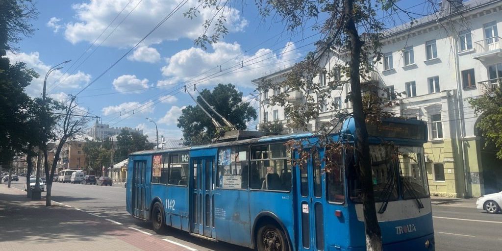 В Орле троллейбусы до конца сентября будут курсировать по укороченному маршруту