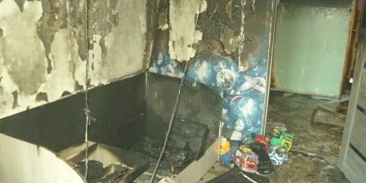 Курянин из ревности поджег квартиру сожительницы и ее двух детей