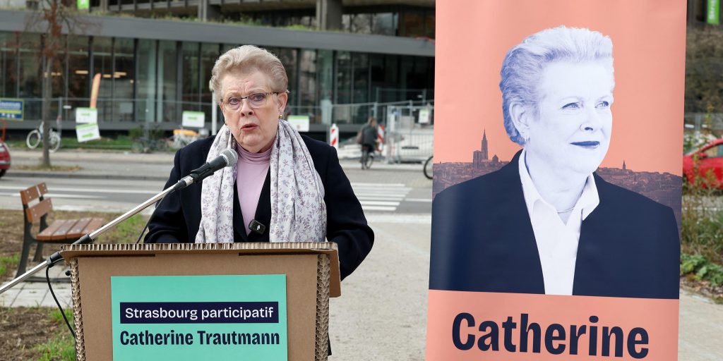 Catherine Trautmann, ex sindaca di Strasburgo, in testa ai sondaggi e pronta a passare il testimone a Jeanne Barseghian
