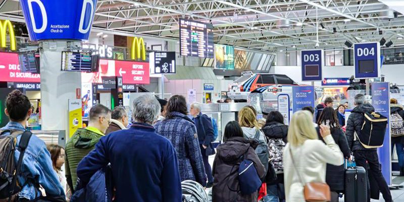 Aeroporto di Caselle registra un aumento del 32,5 % dei passeggeri grazie ai charter per la neve provenienti da Regno Unito, Irlanda e Danimarca