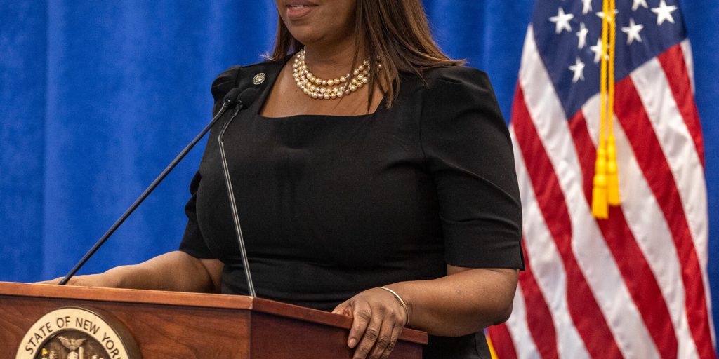 Letitia James Ran on a Platform of Holding Trump to Account