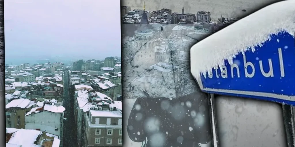 Neve a Istanbul prevista per il 2026, dopo il Capodanno