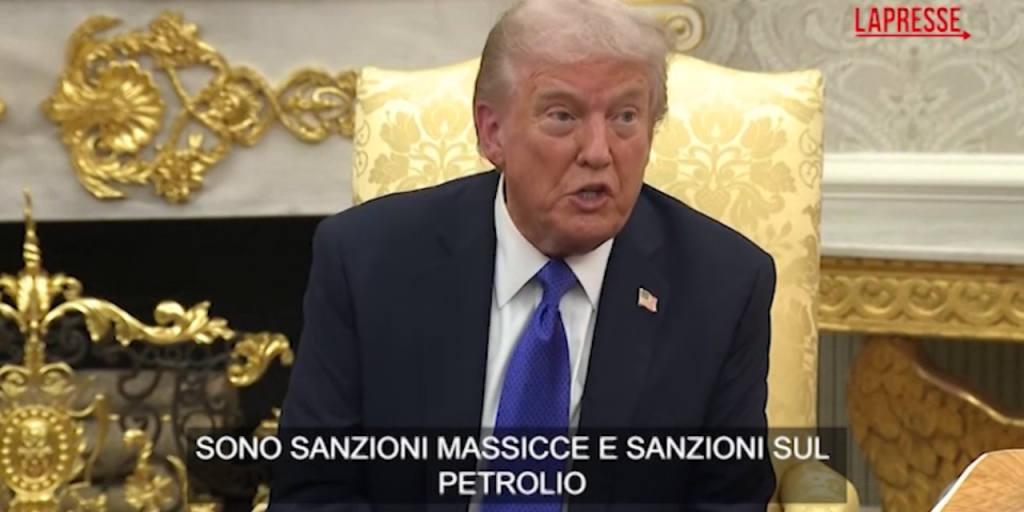 Trump esprime speranza che le sanzioni influenzino la ragionevolezza di Putin e Zelensky nella crisi ucraina