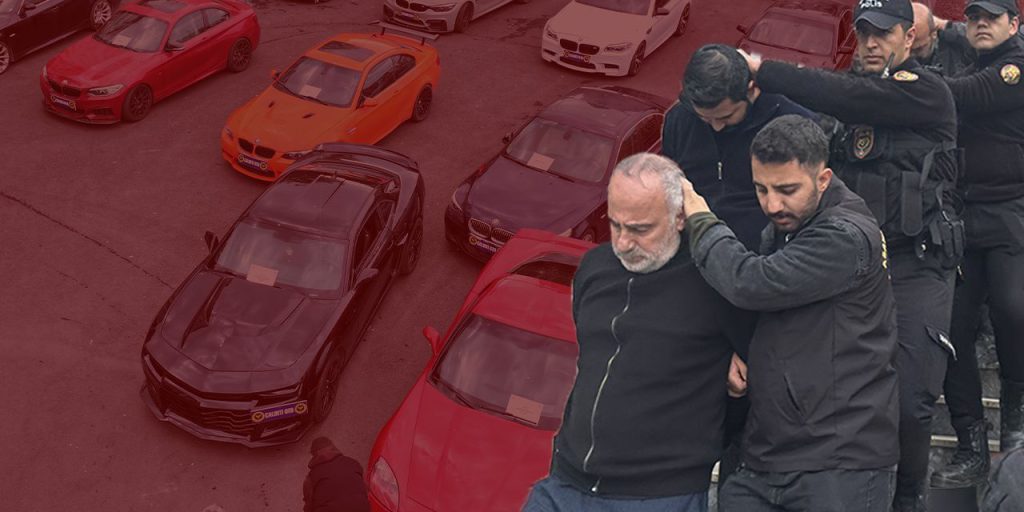 12 ilde "change" operasyonu! 74 zanlı yakalandı, araçlar sergilendi