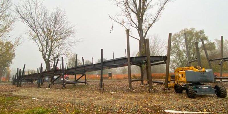 Lavori sulla passerella del Meisino: primo passo verso il centro di educazione sportiva