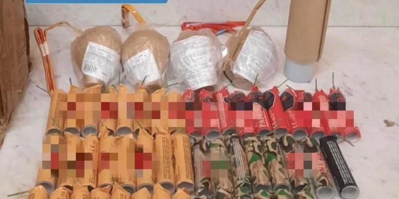 Arrestato a Trofarello per 120 kg di botti pirotecniche illegali trovate in cantina
