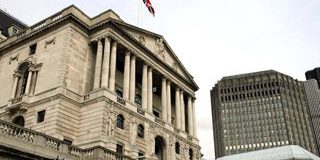 BoE, aumentati i rischi di una brusca correzione di mercato