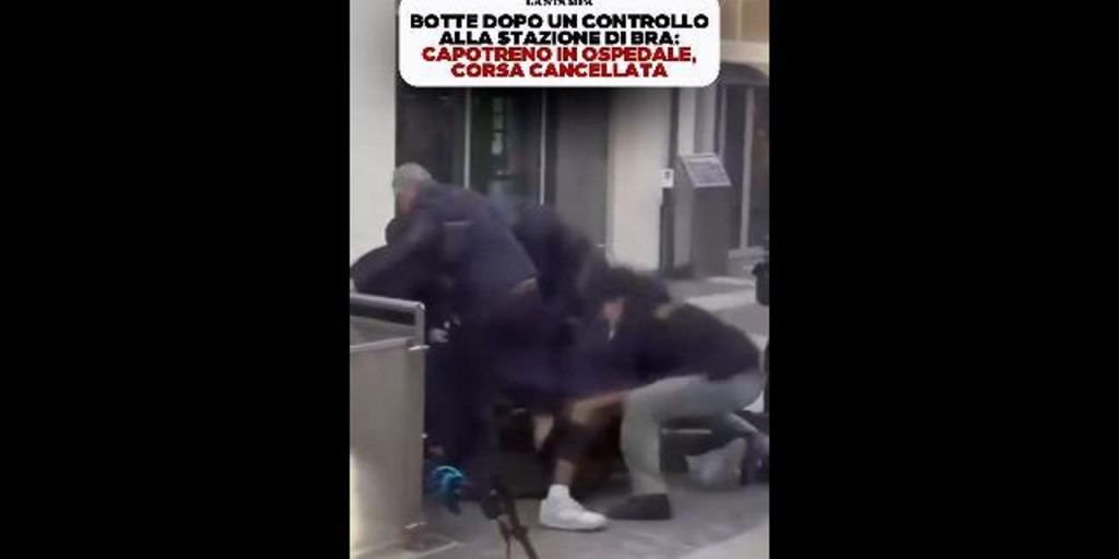 Capotreno aggredito a Bra: video dell’incidente condiviso dal ministro dei Trasporti
