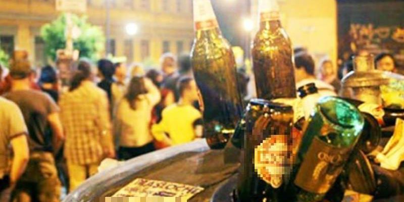 Divieto di vendita di bottiglie di vetro e lattine dopo le 21:00 esteso a 21 zone fino a dicembre