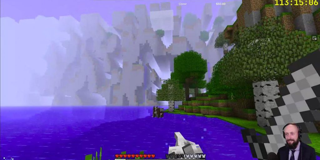 Стример смог дойти до "конца" карты в Minecraft: на это у него ушло 14 лет