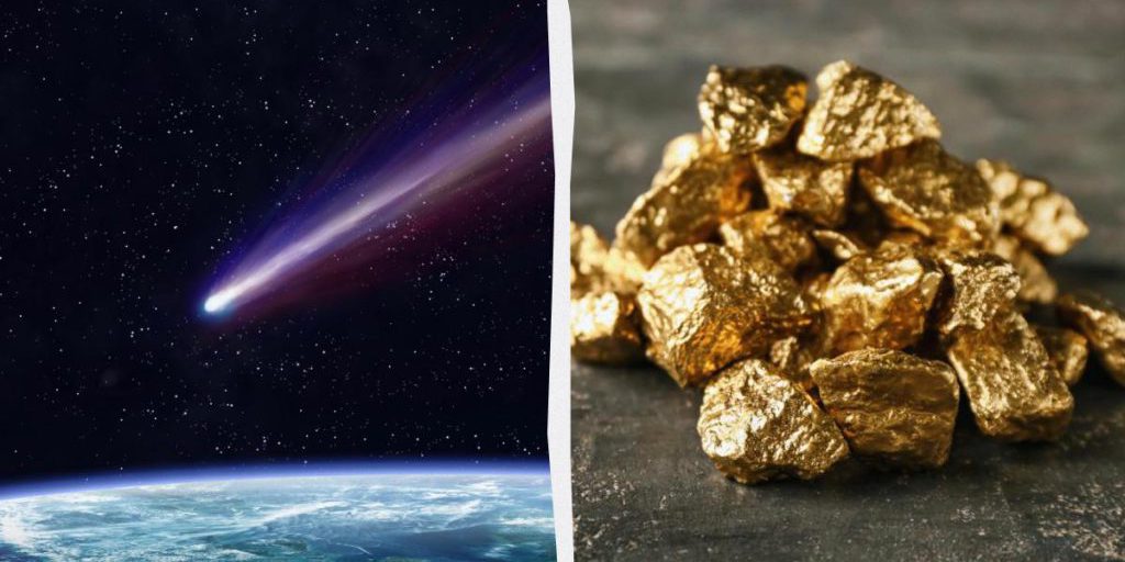 Золото стоимостью $100 000 квадриллионов находится вне Земли: ученые объяснили, где оно