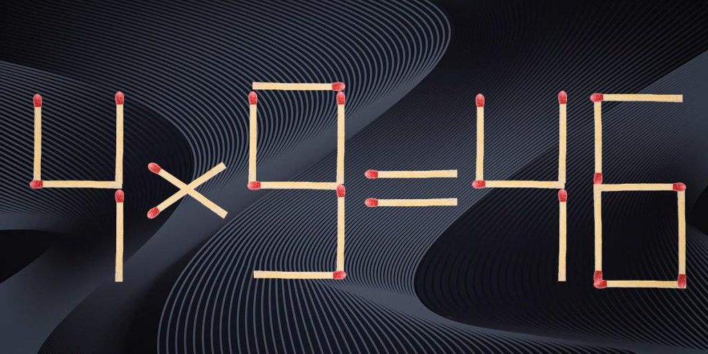 Надо переместить всего 2 спички, чтобы получить правильный ответ: тест для проверки IQ