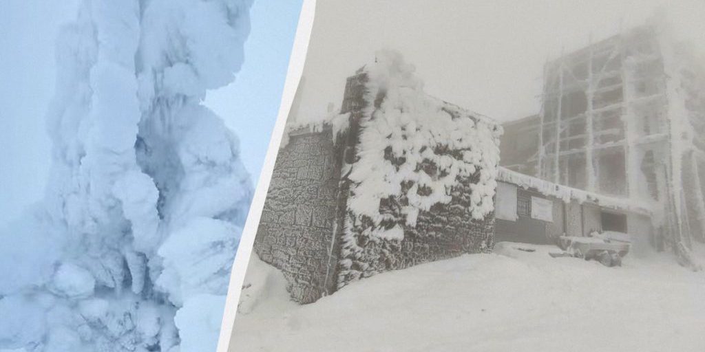 В Карпатах начался мощный зимний шторм