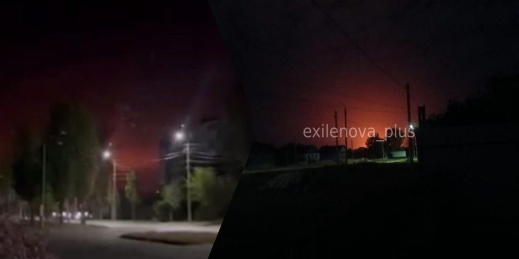 В Волгоградской области после атаки дронов загорелся газовый завод "Лукойла"