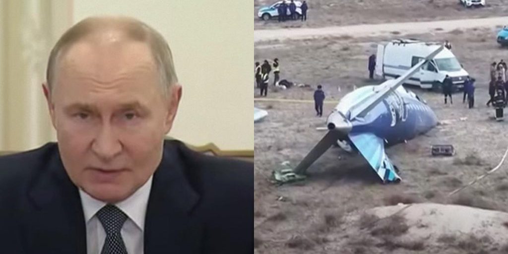 Путин фактически признал, что Россия сбила самолет Азербайджана, но и обвинил Украину