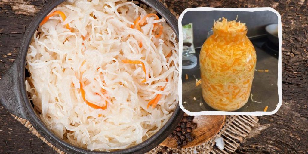 Домашняя квашеная капуста: рецепт на 3 л банку всего за 45 гривень