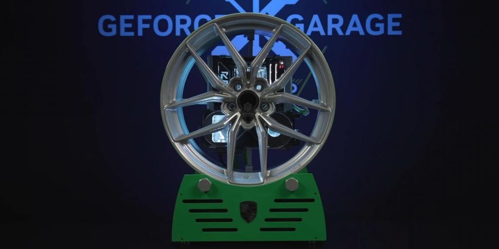 NVIDIA Realizza un Computer da Gioco Rivoluzionario all'interno di una Ruota di una Porsche 911