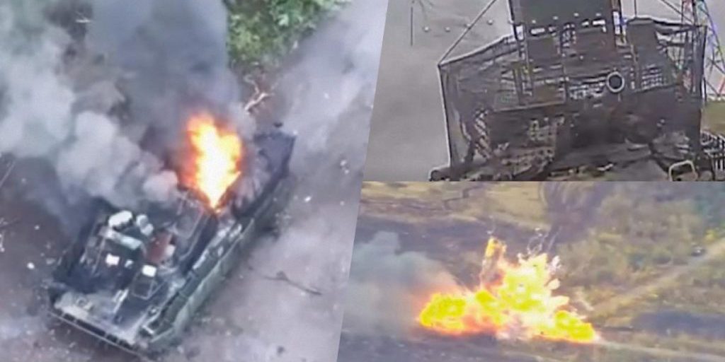Россияне пустили танки на штурм села: в "Азове" показали, как превратили их в металлолом