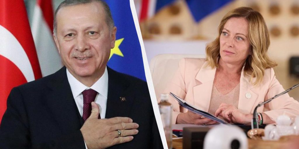 Эрдоган попросил Мелони бросить курить: как она отреагировала