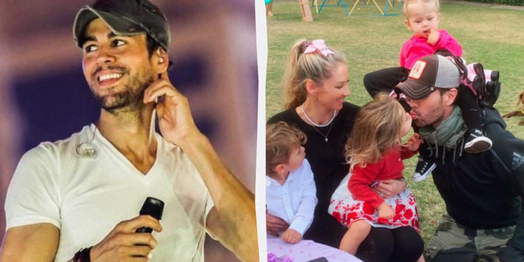 Жена Энрике Иглесиаса впервые за долгое время показала их троих детей