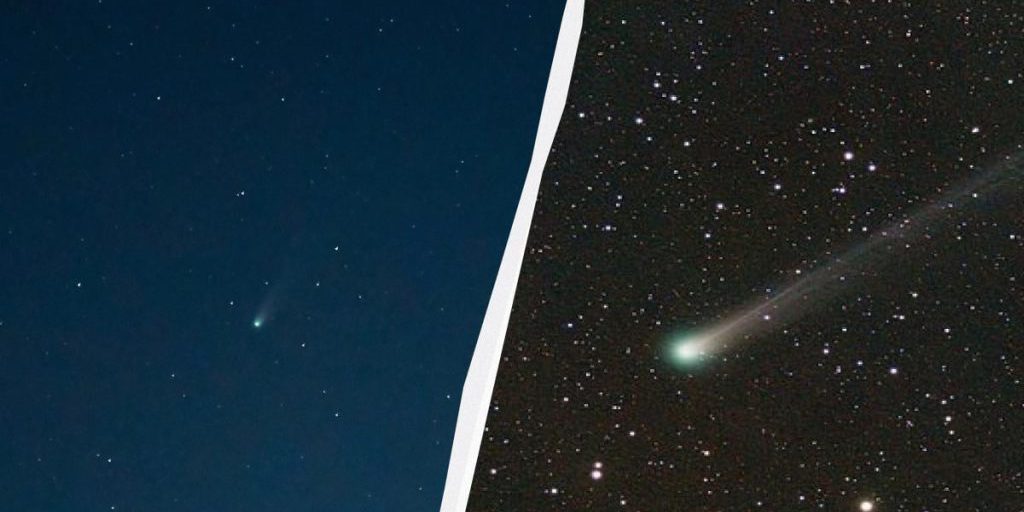 В небе над Украиной заметили уникальную комету