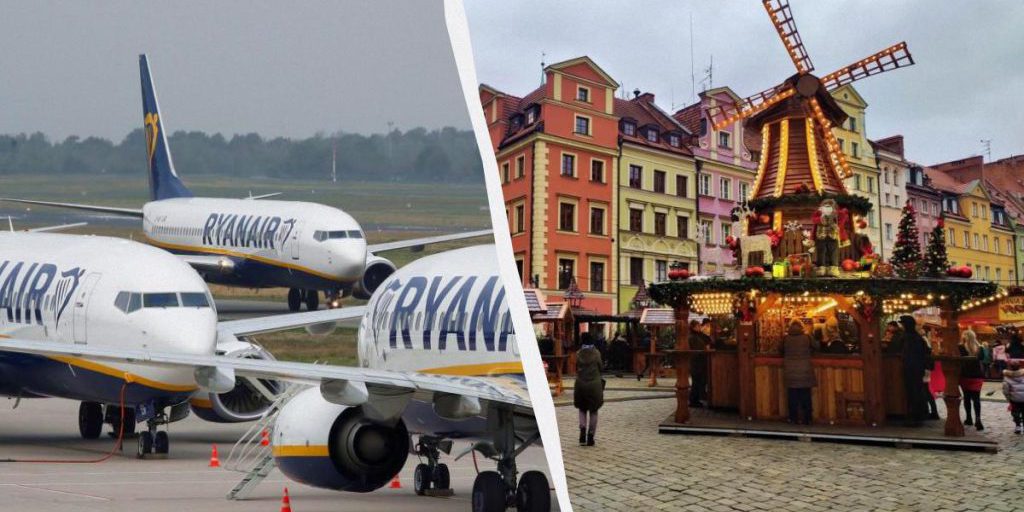 Ryanair запускает шесть новых маршрутов из польского Вроцлава: они заинтересуют украинцев