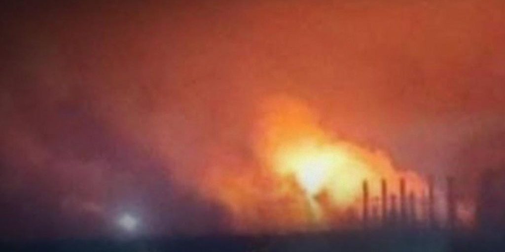 Attacco militare russa colpisce impianto chimico di componenti per esplosivi