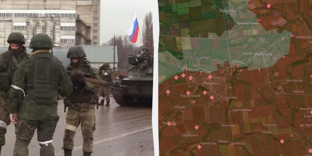 Truppe russe avanzano in Gulyaipole, Pokrovsk e Mirnograd