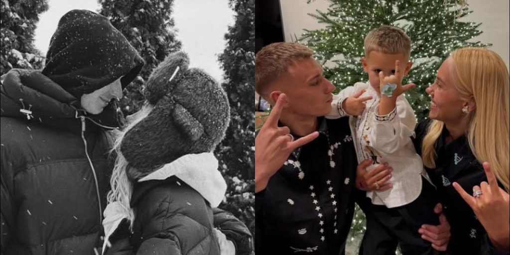 Il fidanzato di Dasha Kvitkova mostra i parenti del calciatore a madre e nonna: reazioni di sorpresa