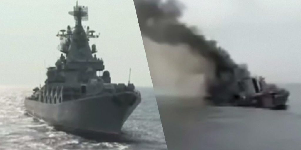 Cacciatorpediniere russo “Mosca” affondato ad aprile 2022: dichiarazione sull’inondamento rimossa