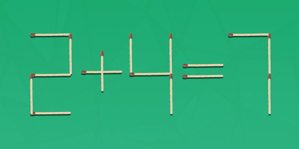 Esercizio di logica: solo il 2 % riesce a correggere l’equazione spostando una fiammifero