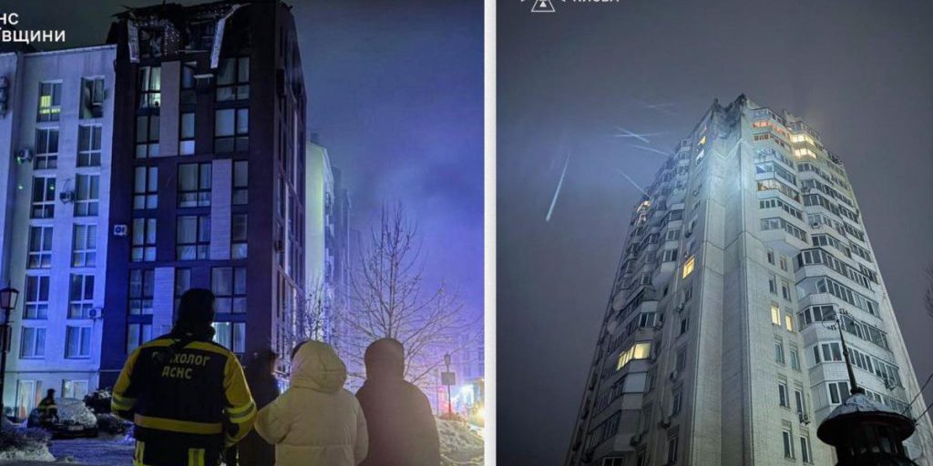 Drone colpisce edificio a Kiev: una coppia sposata muore, un bambino di quattro anni sopravvive