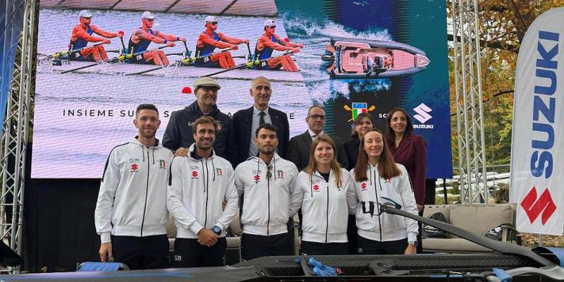 La Federazione Italiana Canottaggio stringe alleanza con Suzuki per sostenere gli equipaggi azzurri