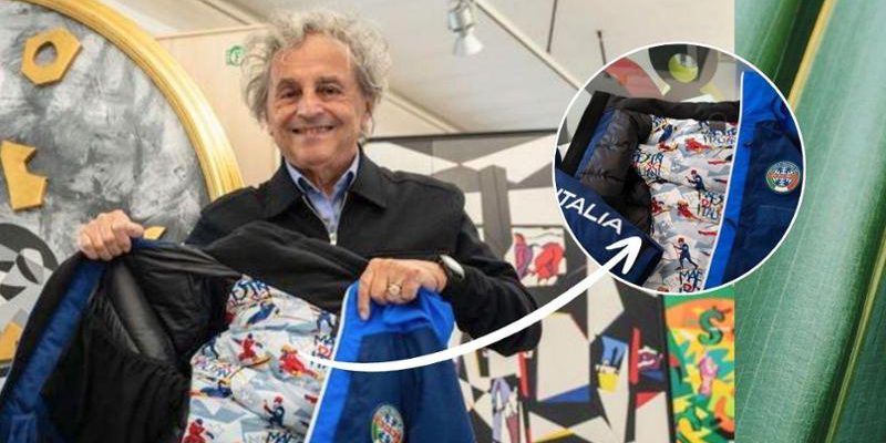 Ugo Nespolo disegna le giacche dei Maestri di sci italiani