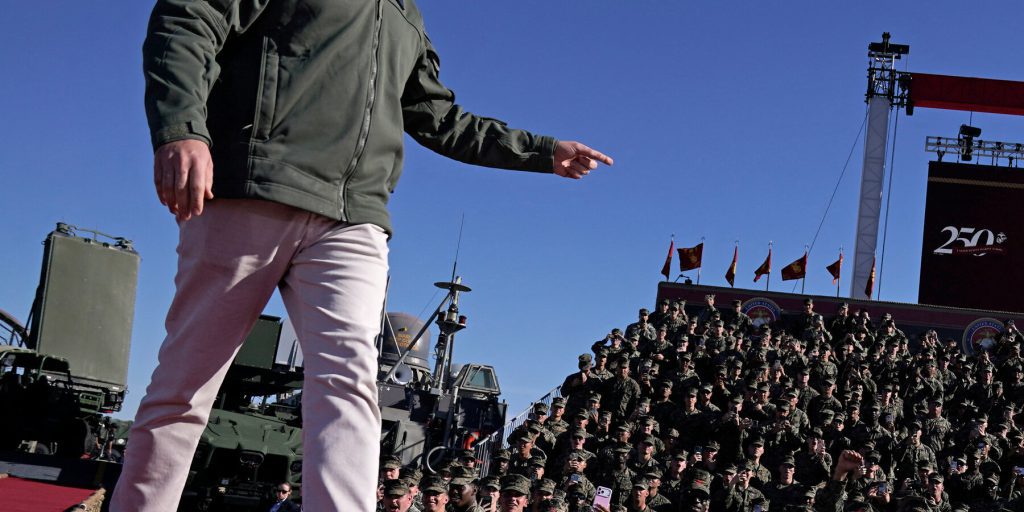 Vance Flexes the Marines’ Might as Thousands Protest Trump’s Agenda