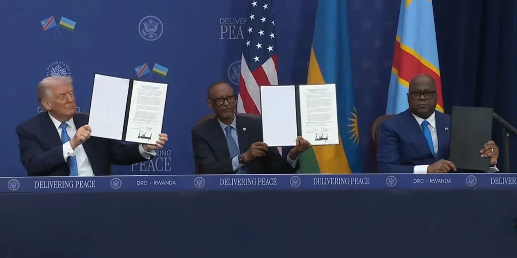 Trump media la firma di un accordo di pace tra Ruanda e Repubblica Democratica del Congo