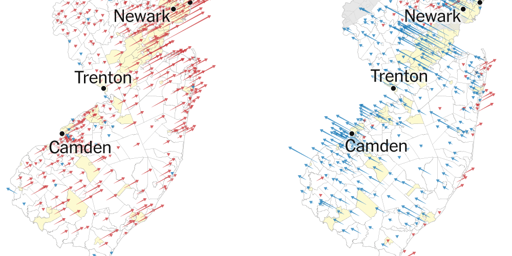Mappe mostrano che gli elettori latini che si sono spostati a destra nel 2024 sono tornati a sinistra nel 2025
