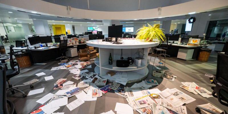 34 denunciati per l’assalto a La Stampa durante lo sciopero