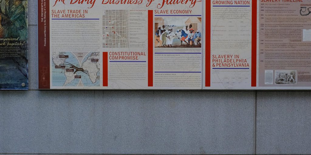 National Park Service rimuove esposizione sulla schiavitù a Philadelphia