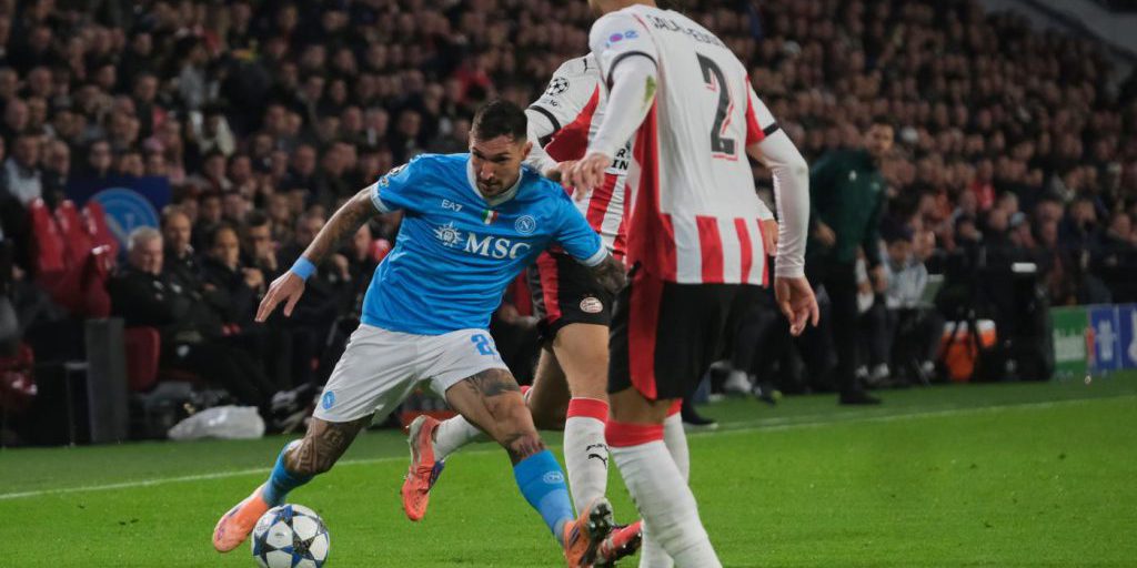 Champions: Napoli travolto 6-2 dal Psv