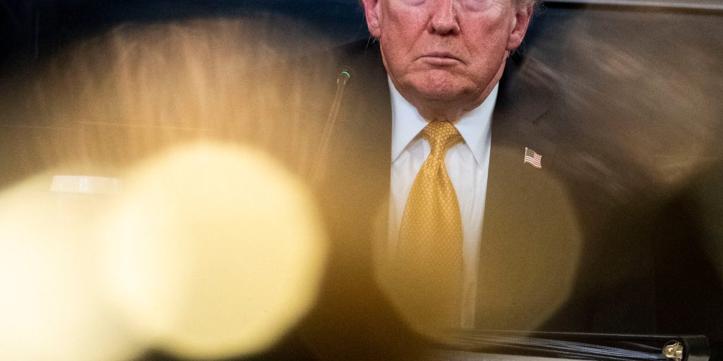 Trump Leaves Behind a Reeling Washington to Chase a Deal With China