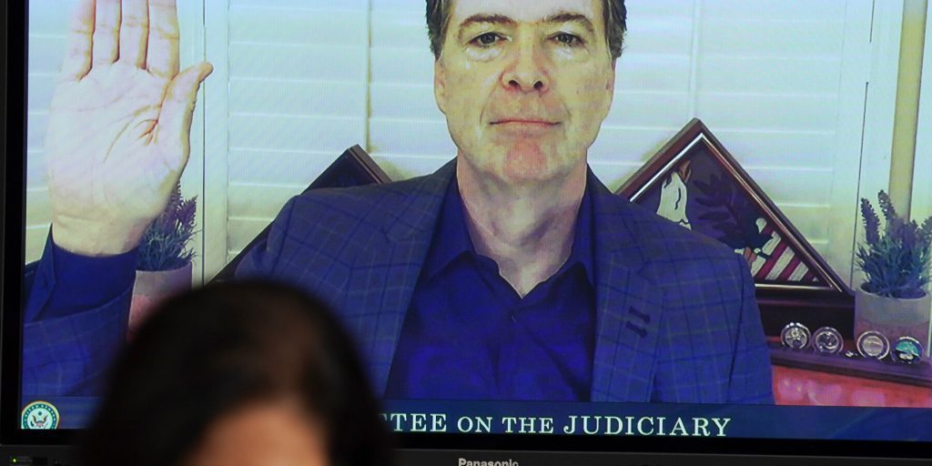 What are the charges against Comey?