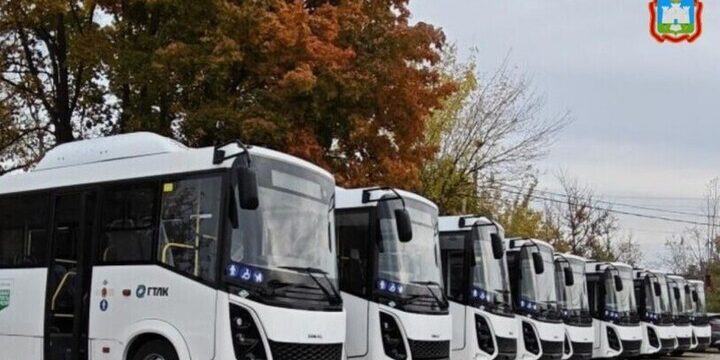 В Орловскую область поступили новые пассажирские автобусы