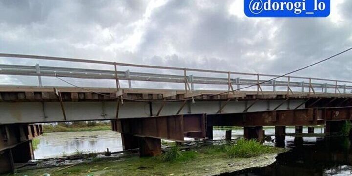 Капремонт моста через реку Ижора в Гатчинском районе подходит к концу