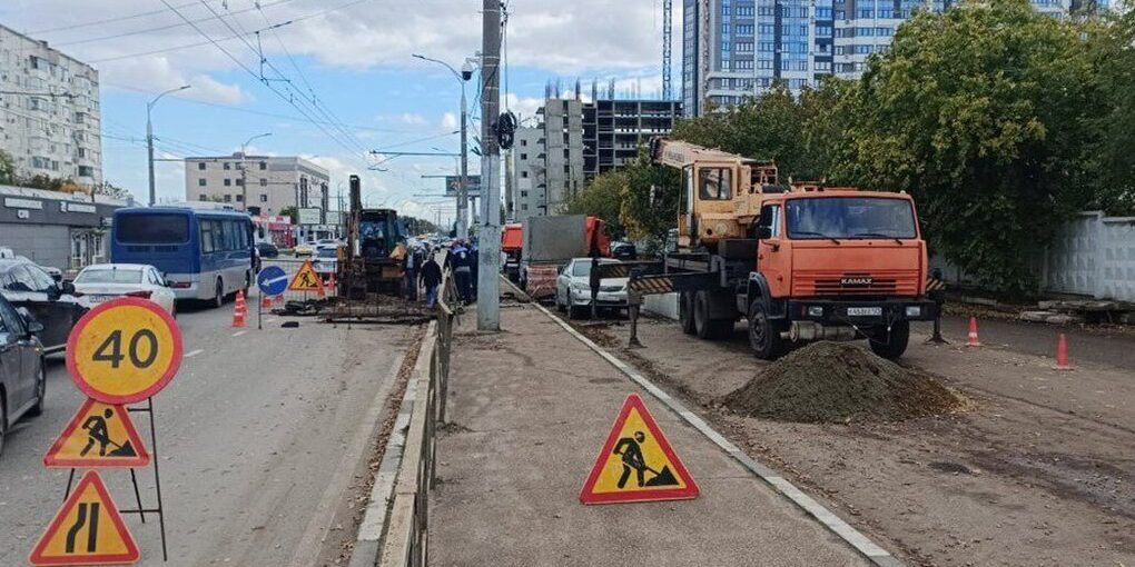 В Краснодаре ремонт дороги на Красных Партизан завершат в течение недели