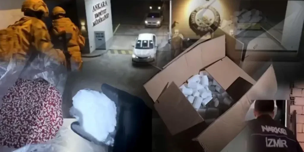Operazione antidrug: 1 913 000 pillole e 426 kg di sostanze chimiche recuperati in Ankara, Istanbul e Izmir