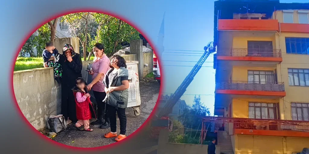 Famiglia di Antalya salva i bambini dopo due incendi in tre giorni