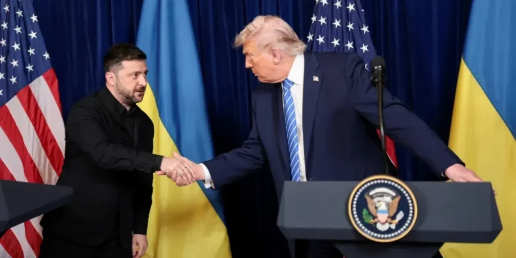 Trump afferma che il 90 % del piano di pace ucraino è stato raggiunto