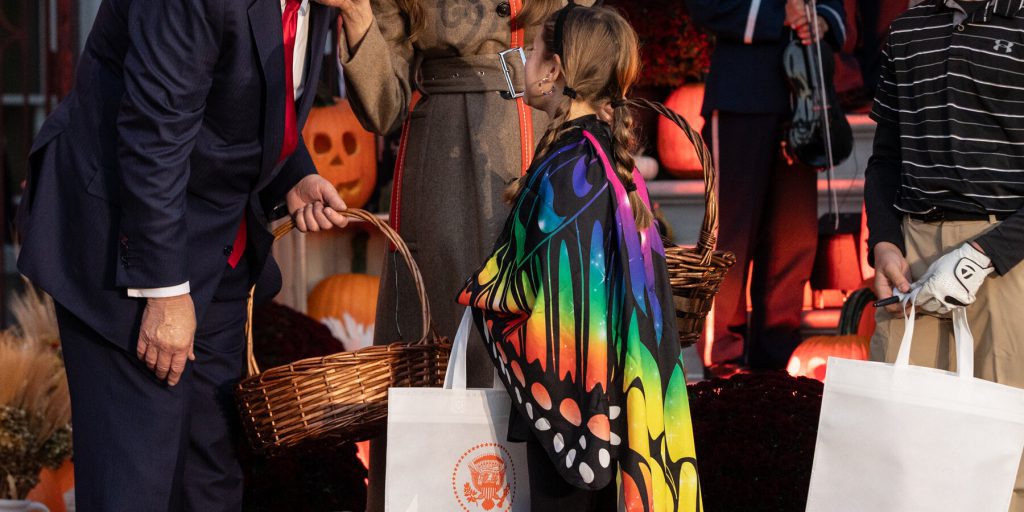 Donald and Melania Trump Dress Up for Halloween — as Themselves